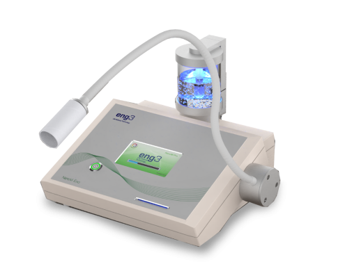 Advanced medical device with digital display and blue light chamber