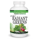 Radiant Greens powerful superfood dietary supplement bottle