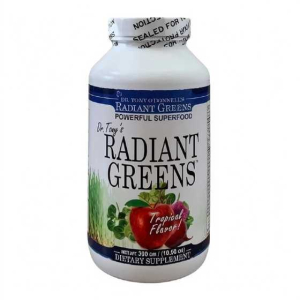 Nutrient-dense tropical greens superfood powder supporting energy, immunity, pH balance, and overall wellness